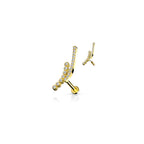 Piercing Labret LEIA en Acier et Zirconium