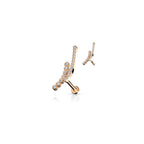 Piercing Labret LEIA en Acier et Zirconium