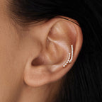 Piercing Labret LEIA en Acier et Zirconium