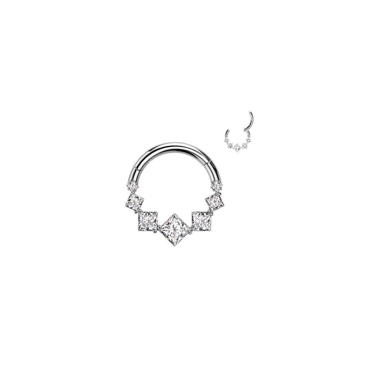 Piercing Nez LINDRA en Titane et Zirconium