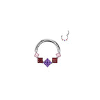 Piercing Nez LINDRA en Titane et Zirconium