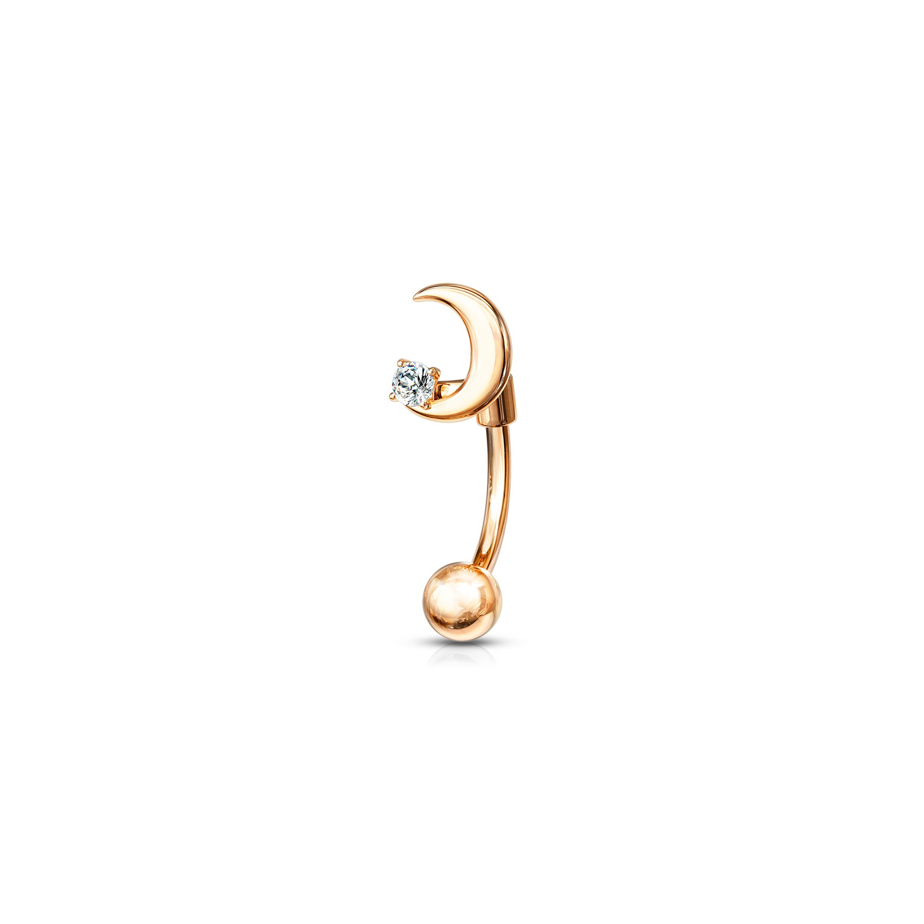 Piercing Barbell LONA en Acier et Cristal