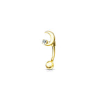 Piercing Barbell LONA en Acier et Cristal