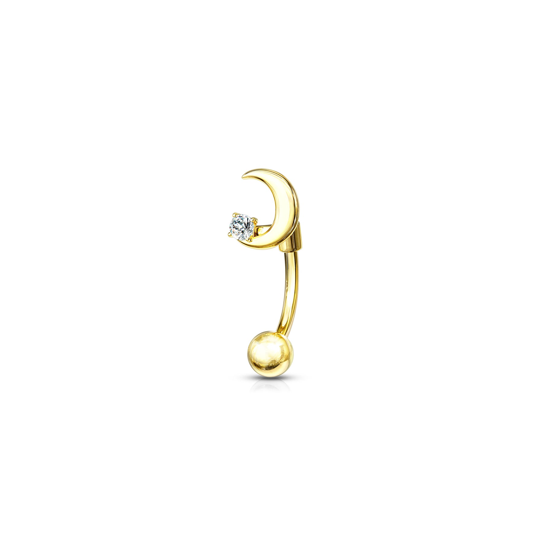Piercing Barbell LONA en Acier et Cristal