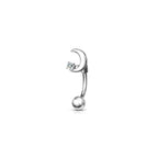 Piercing Barbell LONA en Acier et Cristal