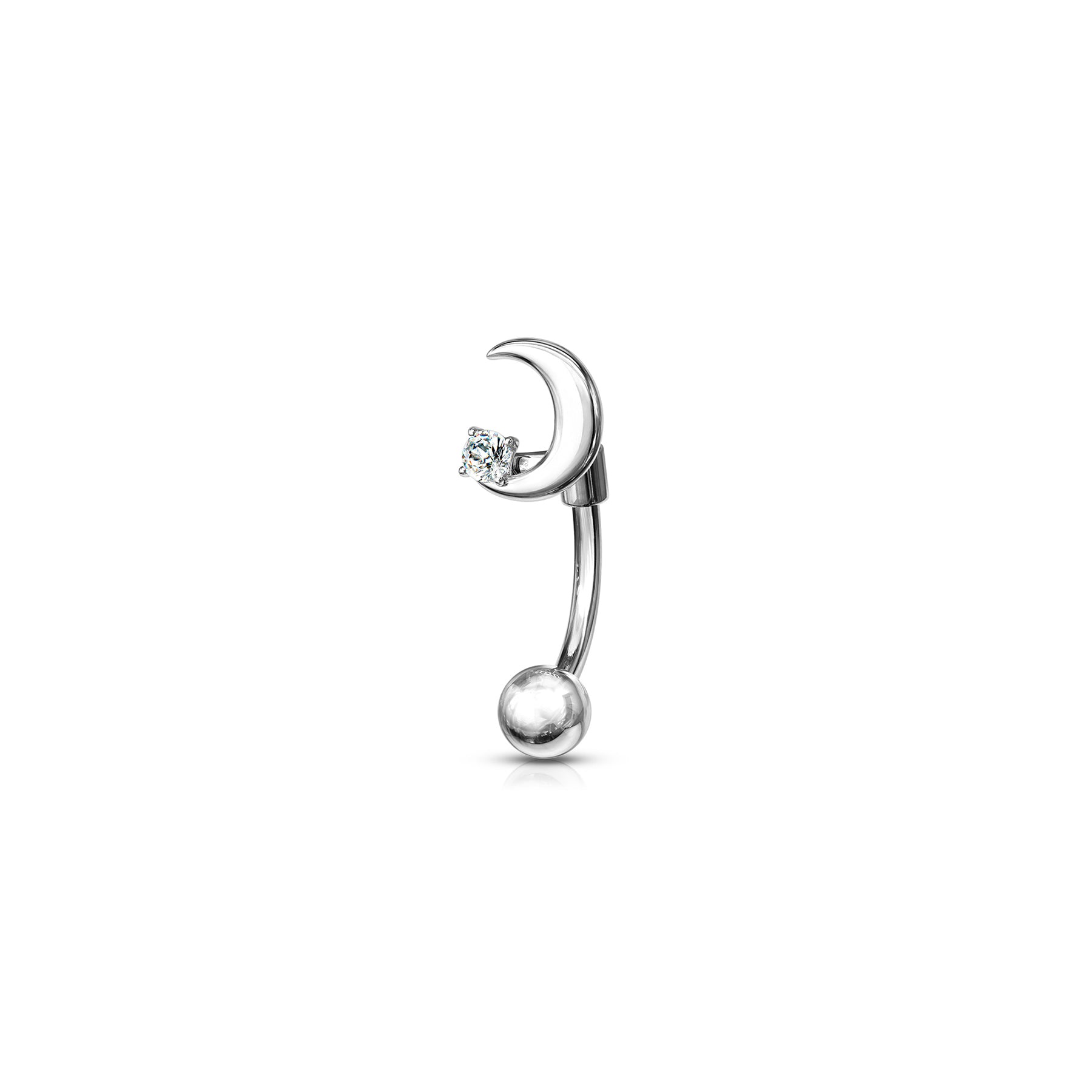 Piercing Barbell LONA en Acier et Cristal