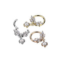 Piercing Anneau LORYNA en Acier et Zirconium