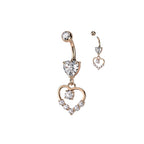 Piercing nombril LOVEA avec Pendentif Coeur