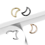 Piercing Oreille LUCILA en Acier Chirurgical 316L