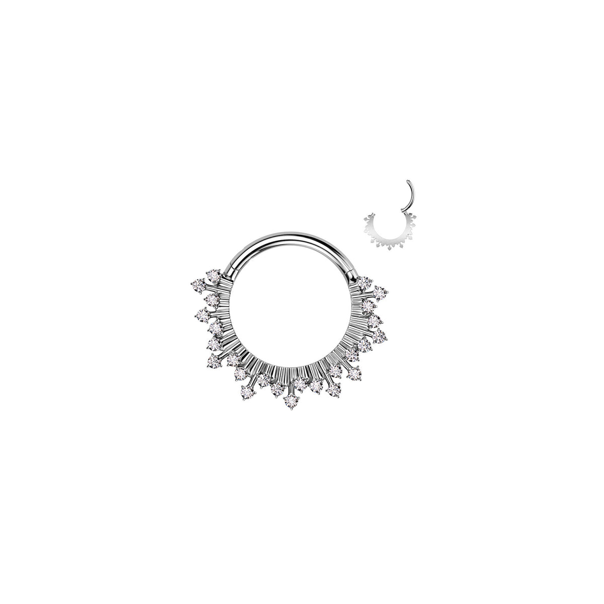 Piercing Nez LURA en Acier et Zirconium