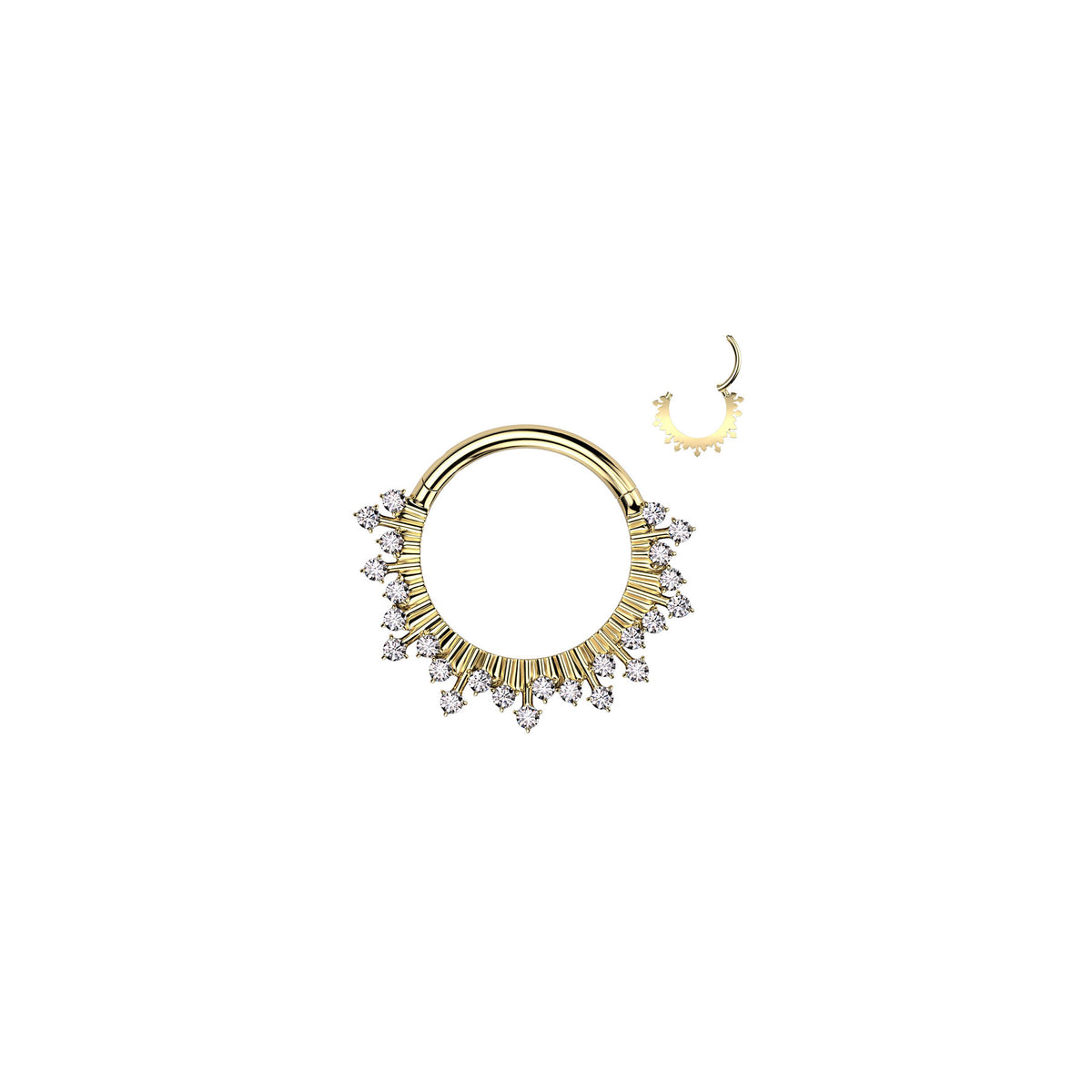 Piercing Nez LURA en Acier et Zirconium