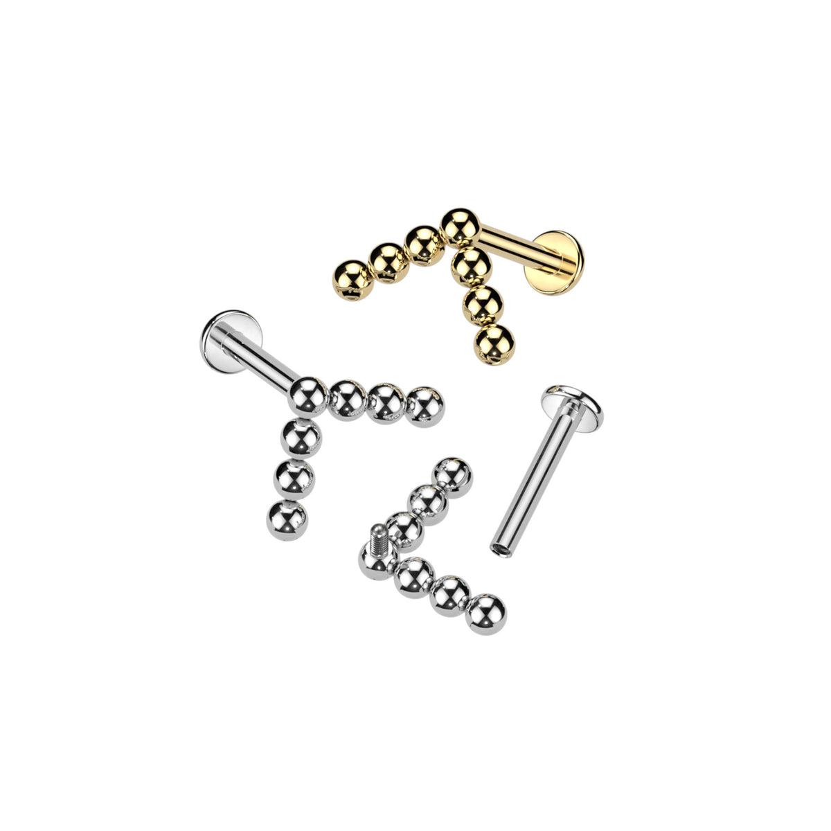Piercing Labret MADIHA en Titane