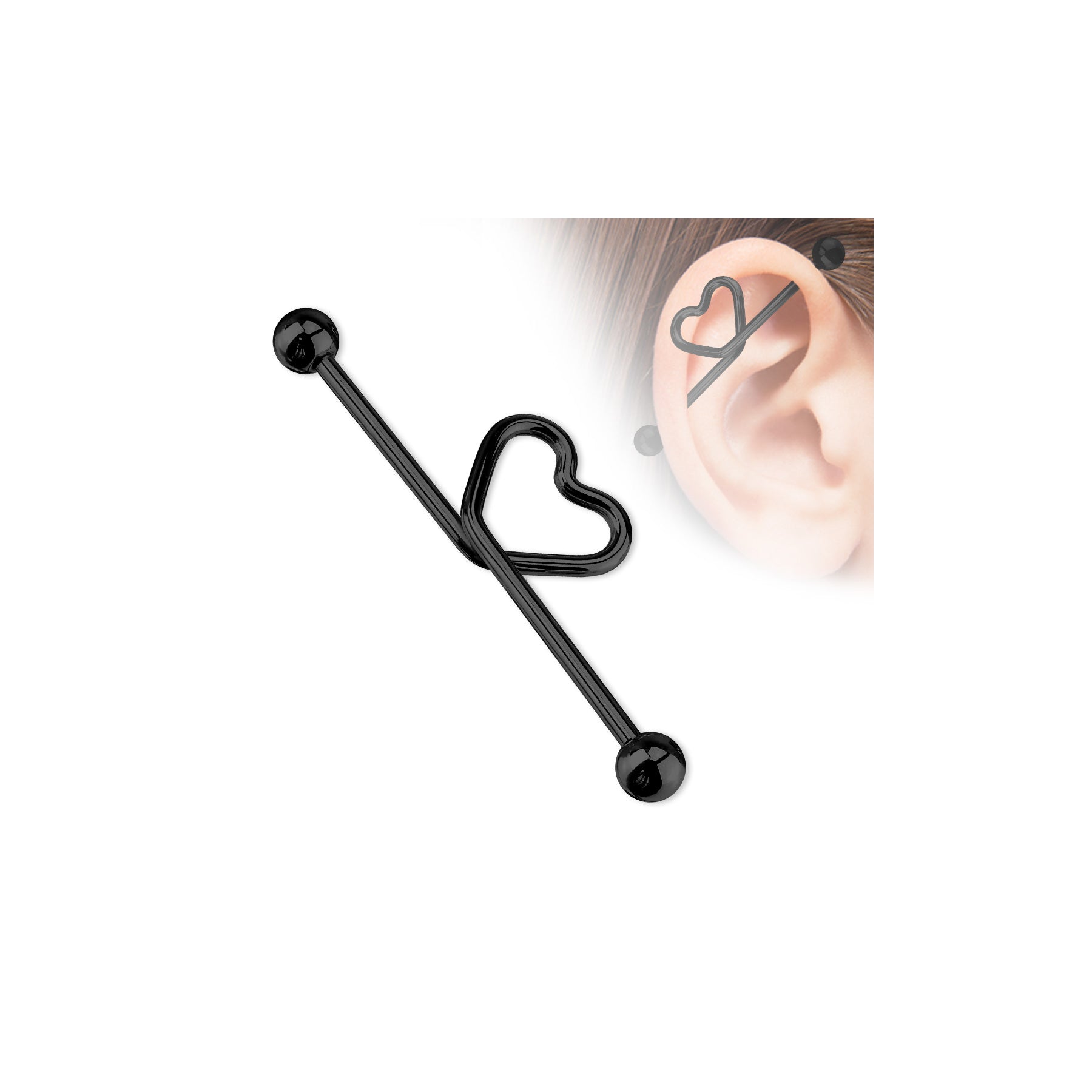 Piercing Barbell Industriel MAITENA en Titane