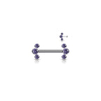 Piercing Téton MAKENA en Titane et Oxydes de Zirconium
