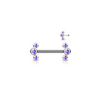 Piercing Téton MAKENA en Titane et Oxydes de Zirconium