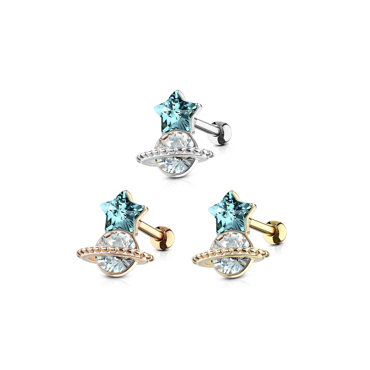 Piercing Tragus MAKITA en Acier et Zirconium