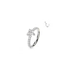 Piercing Oreille MANUELA en Titane et Oxyde de Zirconium