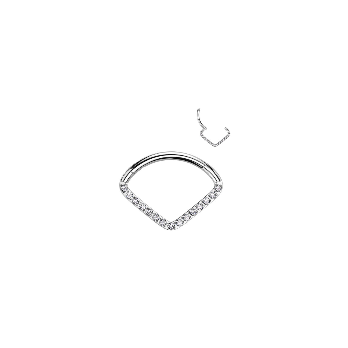 Piercing Nez MARA en Titane et Zirconium