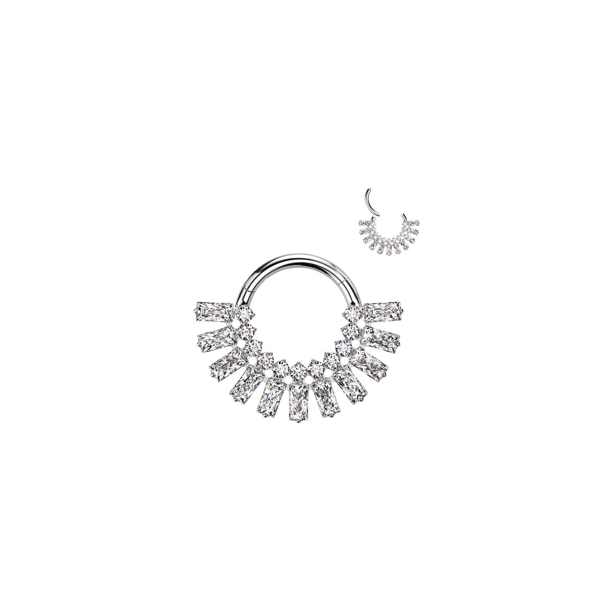 Piercing Nez MARVA en Titane et Zirconium
