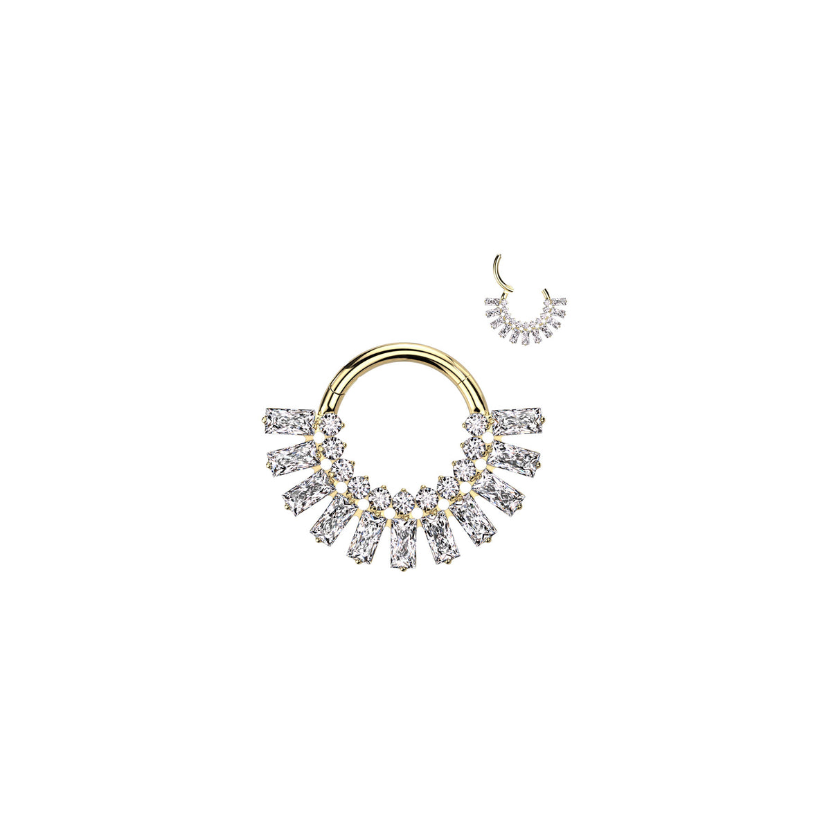 Piercing Nez MARVA en Titane et Zirconium