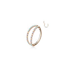 Piercing Oreille MEDUSA en Titane et Oxydes de Zirconium