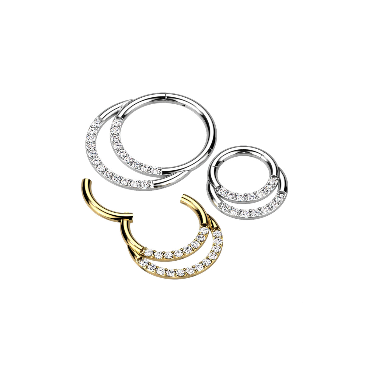 Piercing Daith MEIRA en Titane et Zirconium