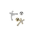 Piercing Oreille MELINA en Acier et Zirconium