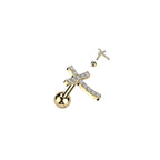 Piercing Oreille MELINA en Acier et Zirconium