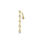 Piercing Nombril MERYA en Acier et Zirconium