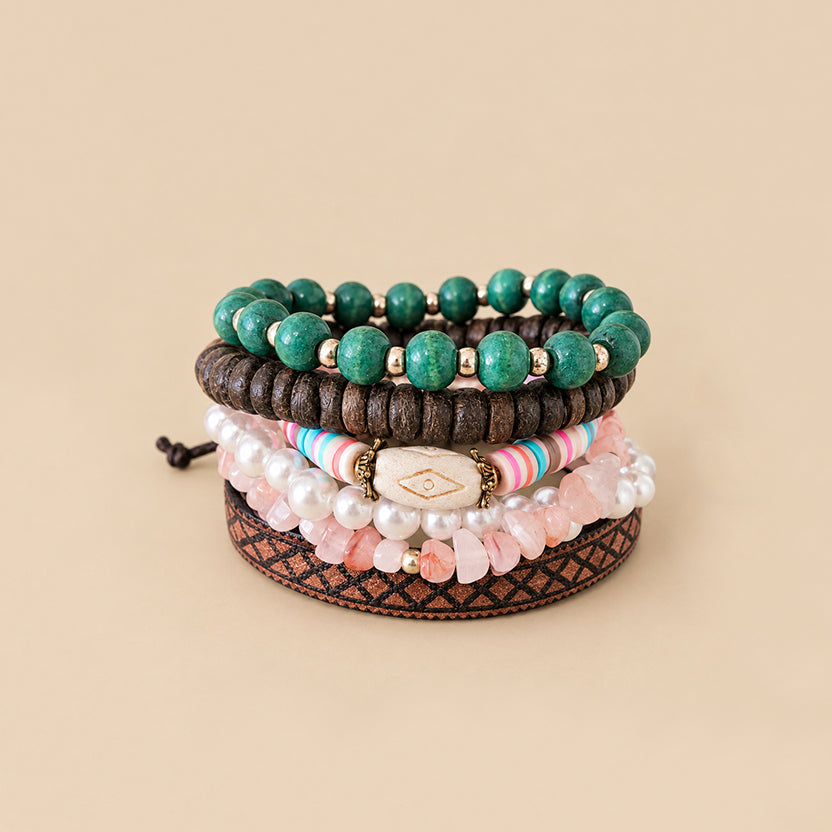 Set de 6 bracelets MESA