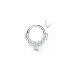 Piercing Oreille ou Nez MIM en Titane et Oxydes de Zirconium