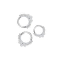 Piercing Oreille ou Nez MIM en Titane et Oxydes de Zirconium