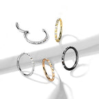 Piercing Oreille MIRKA en Acier et Oxydes de Zirconium