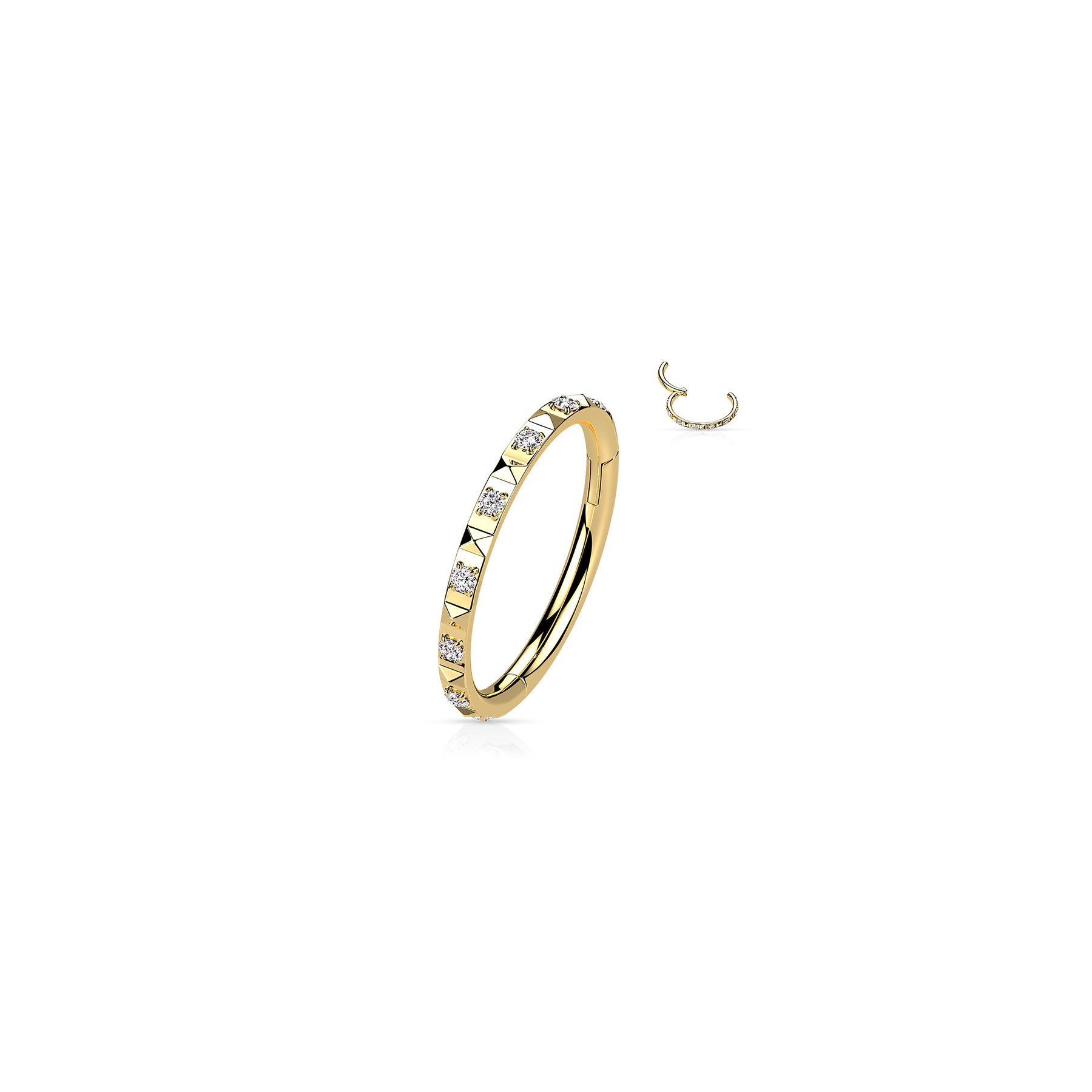 Piercing Oreille MIRKA en Acier et Oxydes de Zirconium