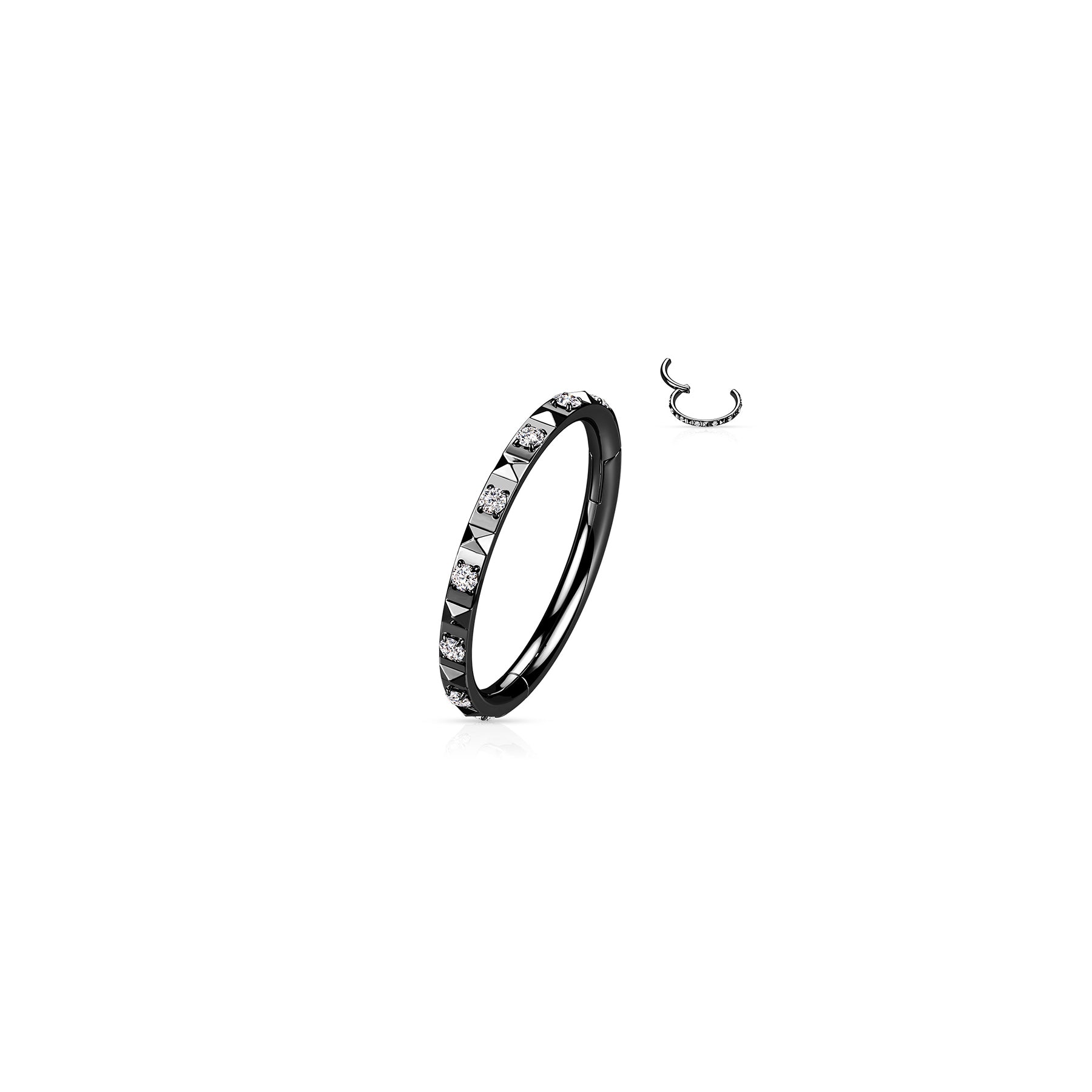 Piercing Oreille MIRKA en Acier et Oxydes de Zirconium