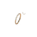 Piercing Oreille MIRKA en Acier et Oxydes de Zirconium