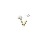 Piercing Nez MONYA en Acier et Zirconium