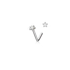 Piercing Nez MONYA en Acier et Zirconium