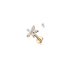 Piercing Labret MYKIA en Acier et Zirconium