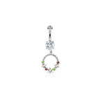 Piercing Nombril MAIKA en Acier et Zirconium