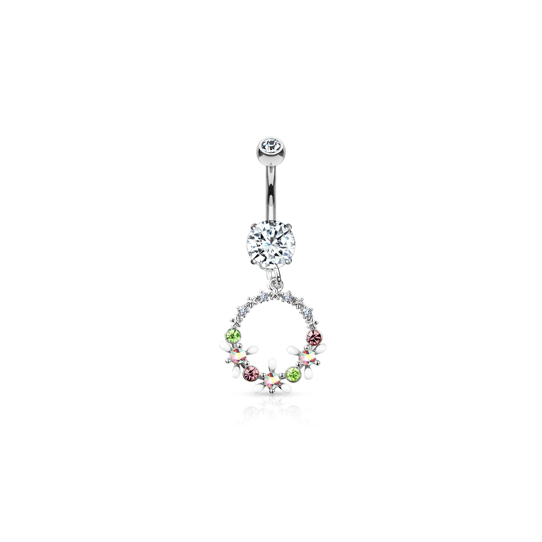 Piercing Nombril MAIKA en Acier et Zirconium