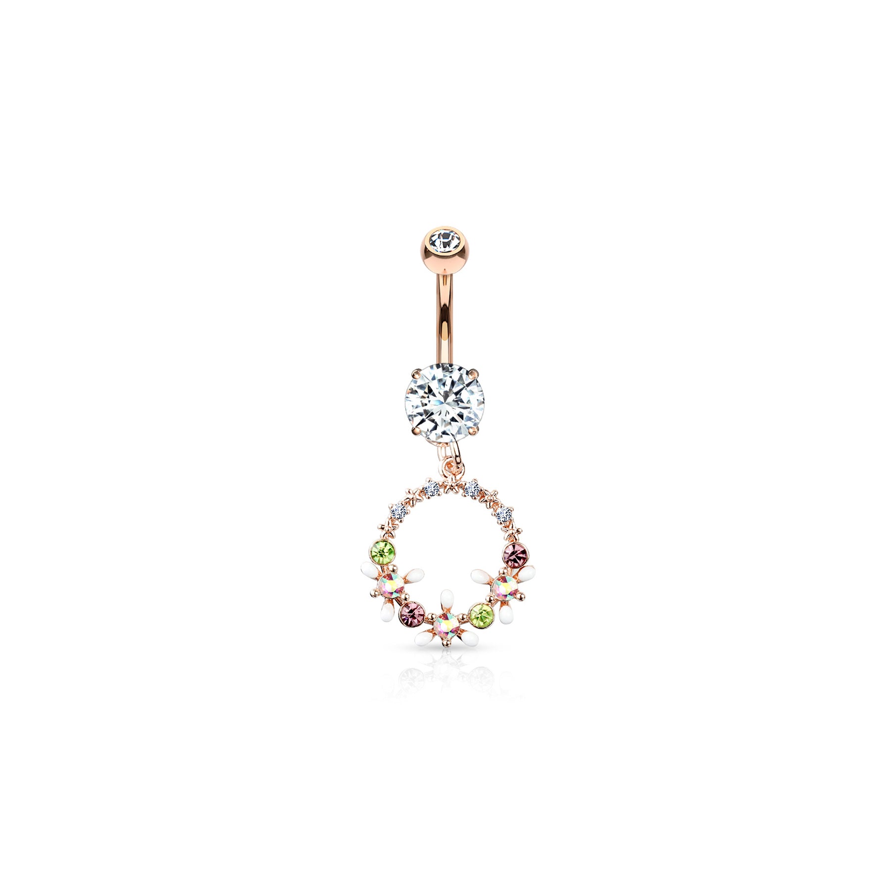 Piercing Nombril MAIKA en Acier et Zirconium
