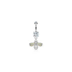 Piercing Nombril MAKENNA en Acier et Zirconium