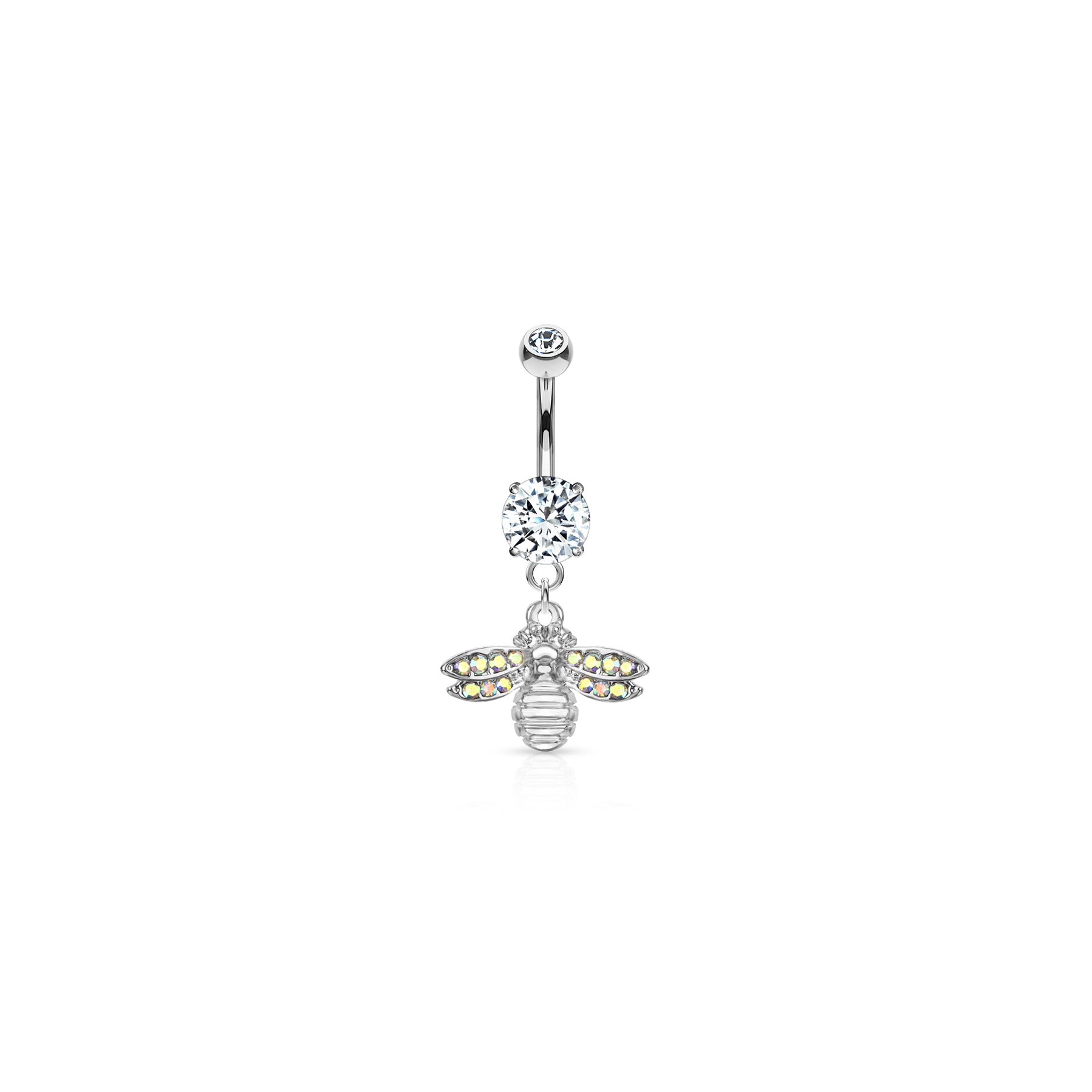 Piercing Nombril MAKENNA en Acier et Zirconium