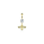 Piercing Nombril MAKENNA en Acier et Zirconium