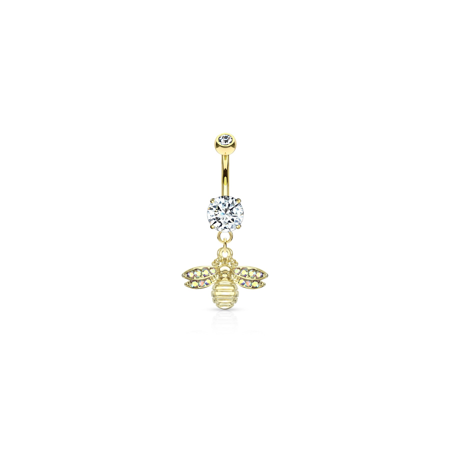 Piercing Nombril MAKENNA en Acier et Zirconium