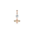 Piercing Nombril MAKENNA en Acier et Zirconium