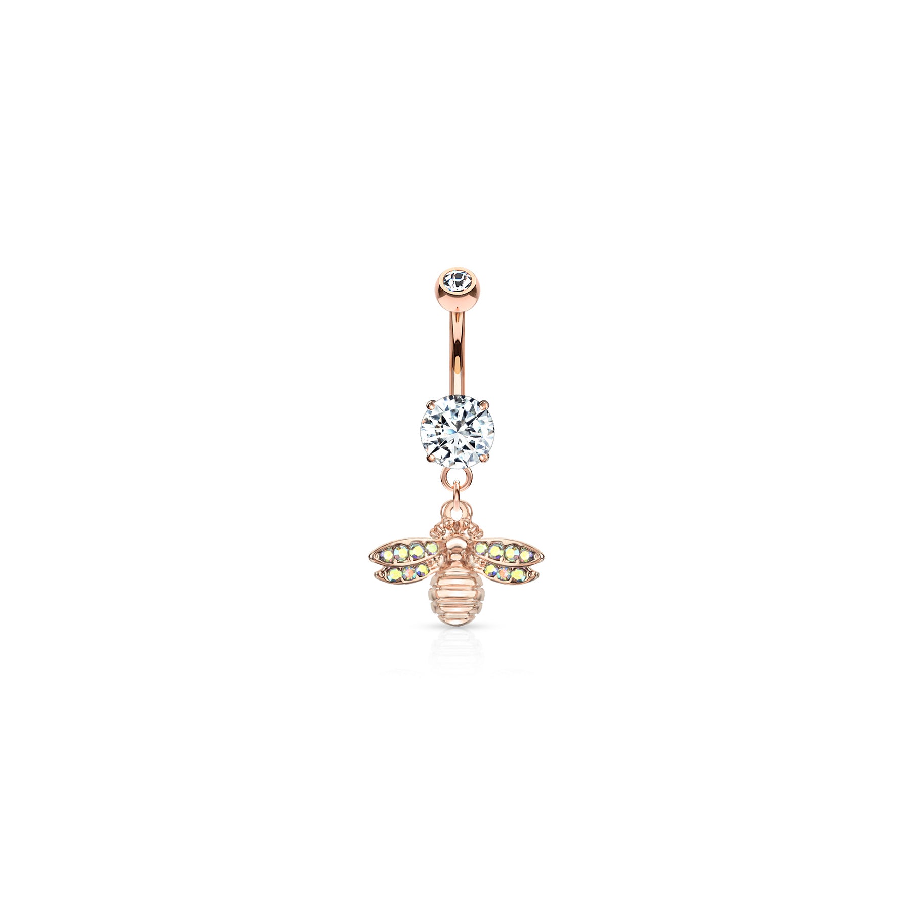Piercing Nombril MAKENNA en Acier et Zirconium