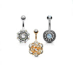 Lot de 3 Piercings MILENA en Acier et Zirconium