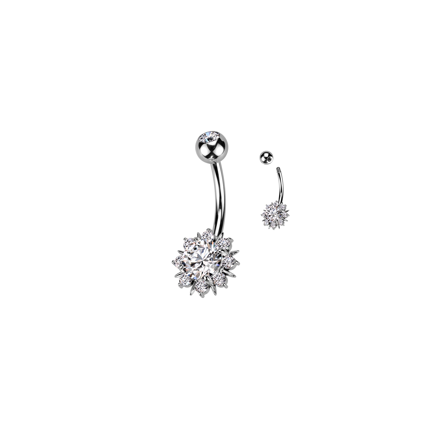 Piercing Nombril NAJEMA en Acier et Zirconium